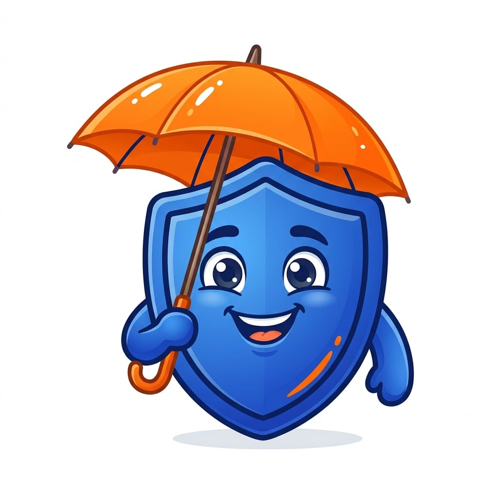 Pete, the friendly Peeples Insurance shield mascot